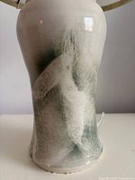 Close view of stone base swirl pattern