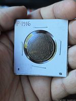 Reverse of 1916 Canada one cent coin in 2×2 flip