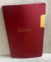 Front cover showing red cardstock with gold “The Oscars” and No. 89