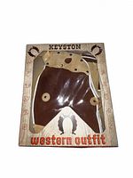 Boxed Keystone western outfit front view
