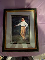 Full view of framed print showing subject and frame