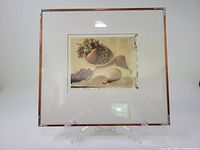 Front view of framed Rick Filler photo transfer print