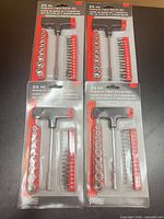 Four packaged Project Pro driver sets front view