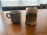 Both mugs side by side on table