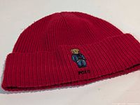 Front view showing Polo Bear embroidery on cuff