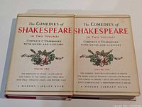 Front view of both volumes with dust jackets