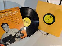 Mouseketunes sleeve and record plus Old Yeller record in plain sleeve