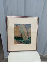 Full view of framed painting front