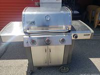 Front view of Weber Genesis II Special Edition grill showing overall condition and features
