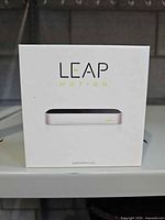 Front of Leap Motion retail box showing product image