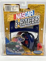 Front of sealed Radica NASCAR i-Racer package showing headset and controller