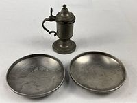 Group shot of two bowls and mustard pot