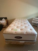 Beautyrest Harmony twin mattress on box spring
