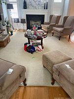 Rug overview in living room setting