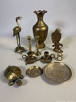 Group shot of all 11 brass pieces
