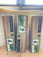 Three original Holiday Time Klondike Pine tree boxes
