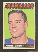 Front of Arnie Brown 1965-66 Topps card #90