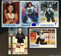 Fronts of all five Manon Rheaume Classic cards