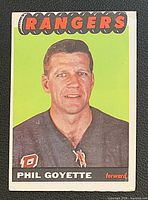 Front view of Phil Goyette Topps card #92