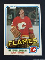 Front view of Rejean Lemelin O-Pee-Chee card #44