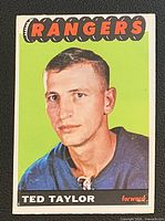Front of Ted Taylor #95 Topps card
