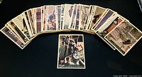 All 44 cards fanned to show fronts and quantity