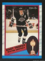Front of Wayne Gretzky O-Pee-Chee card