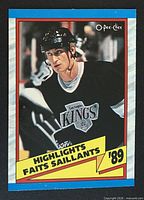 Front of Wayne Gretzky 1989-90 O-Pee-Chee card #325