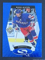 Front of Wayne Gretzky UD Choice Starquest card