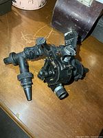 Overall view of Carrier Dial Sight showing mounting spigot and adjustment knobs
