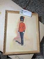 Framed print showing full artwork and frame