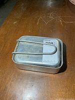 mess kit closed showing nesting configuration and exterior