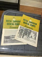 Front covers of both Royal Canadian Dental Corps Quarterly booklets