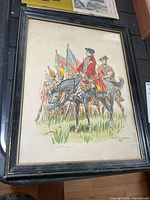 Framed print overall view
