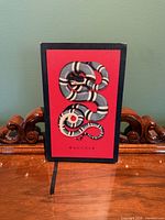 Front view of Gucci King Snake notebook