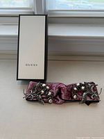 Gucci headband and box full view