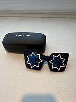 Sunglasses front view with case