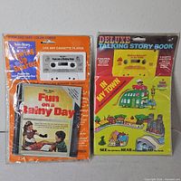 Front view showing both sealed book and cassette sets