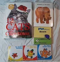 Group shot of all six book front covers