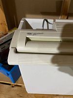 Top view showing GBC ShredMaster branding on shredder head