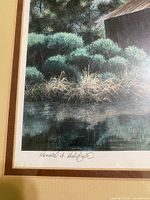 Signature Ronald S. Holyfield on boat print