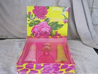 Gift set opened showing three items in molded tray
