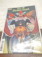 Front view of bagged Demon Wars #1 variant comic
