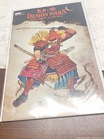 Front view of bagged comic showing full cover artwork