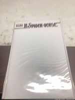 Front view of bagged blank variant comic