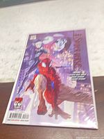 Front view of bagged Edge of Spider-Verse #3 variant comic