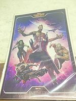Full view of Guardians of the Galaxy Infinity Saga glossy poster in sleeve