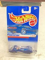Front of sealed Hot Wheels Phantastique carded car