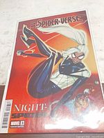 Front view of bagged and boarded Edge of Spider-Verse #3 variant cover