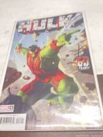 Front cover showing Hulk #6 variant comic in bag
